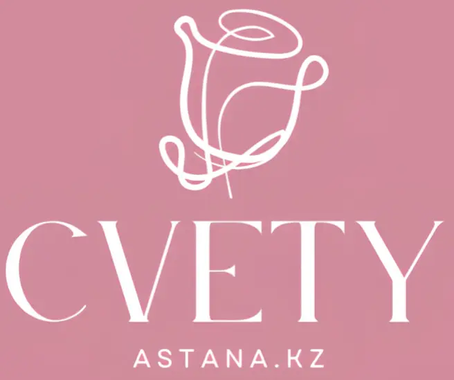 Логотип цветочного магазина - Cvetyastana.kz